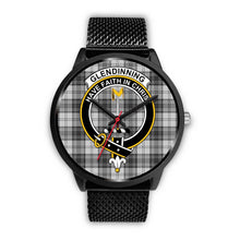 Load image into Gallery viewer, Glendinning Clans ,Rose Gold Metal Mesh watch, leather steel watch, tartan watch, tartan watches, clan watch, scotland watch, merry christmas, cyber Monday, halloween, black Friday