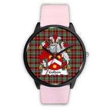 Load image into Gallery viewer, Golden Clans ,Silver Metal Link watch, leather steel watch, tartan watch, tartan watches, clan watch, scotland watch, merry christmas, cyber Monday, halloween, black Friday