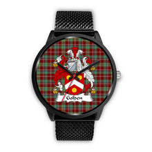 Load image into Gallery viewer, Golden Clans ,Rose Gold Metal Mesh watch, leather steel watch, tartan watch, tartan watches, clan watch, scotland watch, merry christmas, cyber Monday, halloween, black Friday