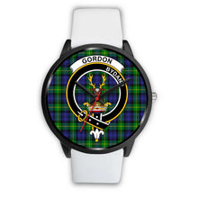 Load image into Gallery viewer, Gordon Modern Clans ,Silver Metal Mesh watch, leather steel watch, tartan watch, tartan watches, clan watch, scotland watch, merry christmas, cyber Monday, halloween, black Friday