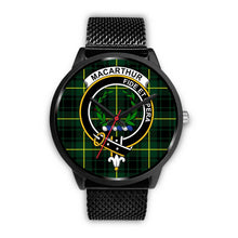 Load image into Gallery viewer, MacArthur Modern Clans ,Rose Gold Metal Mesh watch, leather steel watch, tartan watch, tartan watches, clan watch, scotland watch, merry christmas, cyber Monday, halloween, black Friday