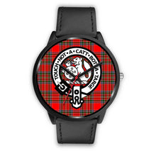 Load image into Gallery viewer, MacBean Modern Clans ,Black Metal Mesh watch, leather steel watch, tartan watch, tartan watches, clan watch, scotland watch, merry christmas, cyber Monday, halloween, black Friday