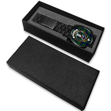 Load image into Gallery viewer, MacCallum Modern Clans ,White Leather watch, leather steel watch, tartan watch, tartan watches, clan watch, scotland watch, merry christmas, cyber Monday, halloween, black Friday