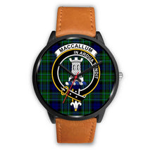 Load image into Gallery viewer, MacCallum Modern Clans ,Pink Leather watch, leather steel watch, tartan watch, tartan watches, clan watch, scotland watch, merry christmas, cyber Monday, halloween, black Friday