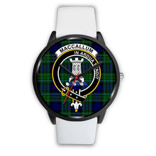Load image into Gallery viewer, MacCallum Modern Clans ,Silver Metal Mesh watch, leather steel watch, tartan watch, tartan watches, clan watch, scotland watch, merry christmas, cyber Monday, halloween, black Friday