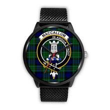 Load image into Gallery viewer, MacCallum Modern Clans ,Rose Gold Metal Mesh watch, leather steel watch, tartan watch, tartan watches, clan watch, scotland watch, merry christmas, cyber Monday, halloween, black Friday