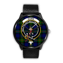 Load image into Gallery viewer, Gunn Modern Clans ,Rose Gold Metal Mesh watch, leather steel watch, tartan watch, tartan watches, clan watch, scotland watch, merry christmas, cyber Monday, halloween, black Friday