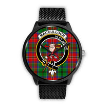 Load image into Gallery viewer, MacCulloch Clans ,Rose Gold Metal Mesh watch, leather steel watch, tartan watch, tartan watches, clan watch, scotland watch, merry christmas, cyber Monday, halloween, black Friday