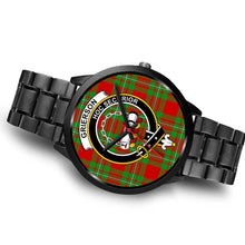 Load image into Gallery viewer, Grierson Clans ,Brown Leather watch, leather steel watch, tartan watch, tartan watches, clan watch, scotland watch, merry christmas, cyber Monday, halloween, black Friday