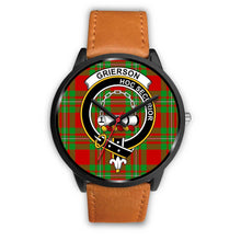 Load image into Gallery viewer, Grierson Clans ,Pink Leather watch, leather steel watch, tartan watch, tartan watches, clan watch, scotland watch, merry christmas, cyber Monday, halloween, black Friday