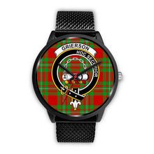 Load image into Gallery viewer, Grierson Clans ,Rose Gold Metal Mesh watch, leather steel watch, tartan watch, tartan watches, clan watch, scotland watch, merry christmas, cyber Monday, halloween, black Friday