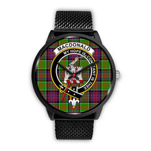 Load image into Gallery viewer, MacDonald Of Clan Ranald Clans ,Rose Gold Metal Mesh watch, leather steel watch, tartan watch, tartan watches, clan watch, scotland watch, merry christmas, cyber Monday, halloween, black Friday