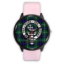 Load image into Gallery viewer, MacDonald Of The Isles Clans ,Silver Metal Mesh watch, leather steel watch, tartan watch, tartan watches, clan watch, scotland watch, merry christmas, cyber Monday, halloween, black Friday