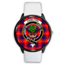 Load image into Gallery viewer, Hamilton Modern Clans ,Silver Metal Mesh watch, leather steel watch, tartan watch, tartan watches, clan watch, scotland watch, merry christmas, cyber Monday, halloween, black Friday