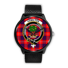 Load image into Gallery viewer, Hamilton Modern Clans ,Rose Gold Metal Mesh watch, leather steel watch, tartan watch, tartan watches, clan watch, scotland watch, merry christmas, cyber Monday, halloween, black Friday