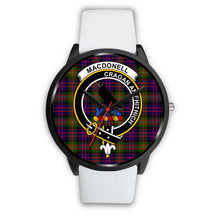 Load image into Gallery viewer, MacDonnell Clans ,Silver Metal Mesh watch, leather steel watch, tartan watch, tartan watches, clan watch, scotland watch, merry christmas, cyber Monday, halloween, black Friday