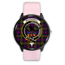 Load image into Gallery viewer, MacDonnell Clans ,Silver Metal Link watch, leather steel watch, tartan watch, tartan watches, clan watch, scotland watch, merry christmas, cyber Monday, halloween, black Friday