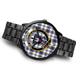 Hannay Clans ,Brown Leather watch, leather steel watch, tartan watch, tartan watches, clan watch, scotland watch, merry christmas, cyber Monday, halloween, black Friday