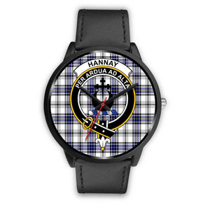 Hannay Clans ,Black Metal Mesh watch, leather steel watch, tartan watch, tartan watches, clan watch, scotland watch, merry christmas, cyber Monday, halloween, black Friday