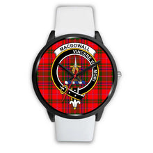 Load image into Gallery viewer, MacDowall Clans ,Silver Metal Mesh watch, leather steel watch, tartan watch, tartan watches, clan watch, scotland watch, merry christmas, cyber Monday, halloween, black Friday