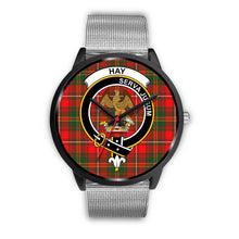 Load image into Gallery viewer, Hay Modern Clans ,Rose Gold Metal Mesh watch, leather steel watch, tartan watch, tartan watches, clan watch, scotland watch, merry christmas, cyber Monday, halloween, black Friday