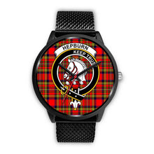 Load image into Gallery viewer, Hepburn Clans ,Rose Gold Metal Mesh watch, leather steel watch, tartan watch, tartan watches, clan watch, scotland watch, merry christmas, cyber Monday, halloween, black Friday