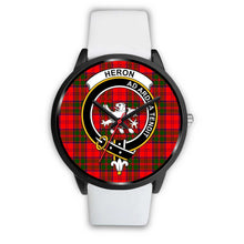 Load image into Gallery viewer, Heron Clans ,Silver Metal Mesh watch, leather steel watch, tartan watch, tartan watches, clan watch, scotland watch, merry christmas, cyber Monday, halloween, black Friday