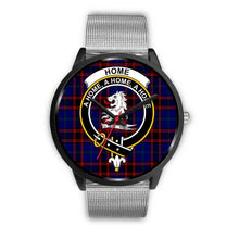 Load image into Gallery viewer, Home Modern Clans ,Rose Gold Metal Link watch, leather steel watch, tartan watch, tartan watches, clan watch, scotland watch, merry christmas, cyber Monday, halloween, black Friday