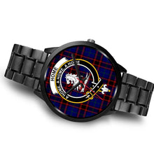 Load image into Gallery viewer, Home Modern Clans ,Brown Leather watch, leather steel watch, tartan watch, tartan watches, clan watch, scotland watch, merry christmas, cyber Monday, halloween, black Friday