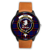 Load image into Gallery viewer, Home Modern Clans ,Pink Leather watch, leather steel watch, tartan watch, tartan watches, clan watch, scotland watch, merry christmas, cyber Monday, halloween, black Friday
