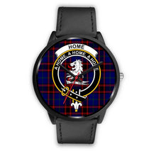 Load image into Gallery viewer, Home Modern Clans ,Black Metal Mesh watch, leather steel watch, tartan watch, tartan watches, clan watch, scotland watch, merry christmas, cyber Monday, halloween, black Friday
