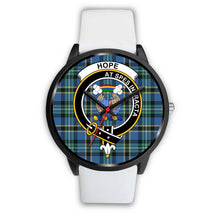 Load image into Gallery viewer, Hope Clans ,Silver Metal Mesh watch, leather steel watch, tartan watch, tartan watches, clan watch, scotland watch, merry christmas, cyber Monday, halloween, black Friday