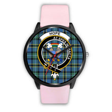 Load image into Gallery viewer, Hope Clans ,Silver Metal Link watch, leather steel watch, tartan watch, tartan watches, clan watch, scotland watch, merry christmas, cyber Monday, halloween, black Friday
