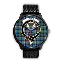 Load image into Gallery viewer, Hope Clans ,Rose Gold Metal Mesh watch, leather steel watch, tartan watch, tartan watches, clan watch, scotland watch, merry christmas, cyber Monday, halloween, black Friday