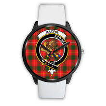 Load image into Gallery viewer, Macfie Clans ,Silver Metal Mesh watch, leather steel watch, tartan watch, tartan watches, clan watch, scotland watch, merry christmas, cyber Monday, halloween, black Friday