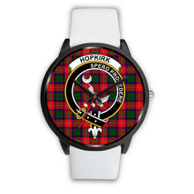 Load image into Gallery viewer, Hopkirk Tartan Clans ,Silver Metal Mesh watch, leather steel watch, tartan watch, tartan watches, clan watch, scotland watch, merry christmas, cyber Monday, halloween, black Friday