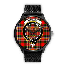 Load image into Gallery viewer, MacGill Modern Clans ,Rose Gold Metal Mesh watch, leather steel watch, tartan watch, tartan watches, clan watch, scotland watch, merry christmas, cyber Monday, halloween, black Friday