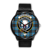 Load image into Gallery viewer, Horsburgh Clans ,Rose Gold Metal Mesh watch, leather steel watch, tartan watch, tartan watches, clan watch, scotland watch, merry christmas, cyber Monday, halloween, black Friday