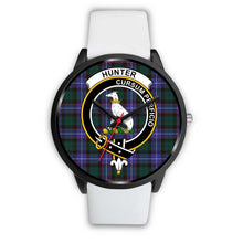 Load image into Gallery viewer, Hunter Modern Clans ,Silver Metal Mesh watch, leather steel watch, tartan watch, tartan watches, clan watch, scotland watch, merry christmas, cyber Monday, halloween, black Friday