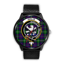 Load image into Gallery viewer, Inglis Modern Clans ,Rose Gold Metal Mesh watch, leather steel watch, tartan watch, tartan watches, clan watch, scotland watch, merry christmas, cyber Monday, halloween, black Friday