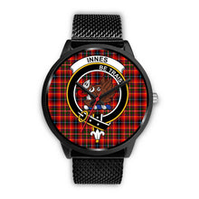 Load image into Gallery viewer, Innes Modern Clans ,Rose Gold Metal Mesh watch, leather steel watch, tartan watch, tartan watches, clan watch, scotland watch, merry christmas, cyber Monday, halloween, black Friday