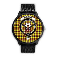 Load image into Gallery viewer, Jardine Clans ,Rose Gold Metal Mesh watch, leather steel watch, tartan watch, tartan watches, clan watch, scotland watch, merry christmas, cyber Monday, halloween, black Friday