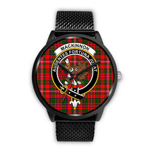 Load image into Gallery viewer, MacKinnon Modern Clans ,Rose Gold Metal Mesh watch, leather steel watch, tartan watch, tartan watches, clan watch, scotland watch, merry christmas, cyber Monday, halloween, black Friday