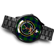 Load image into Gallery viewer, Keith Modern Clans ,Brown Leather watch, leather steel watch, tartan watch, tartan watches, clan watch, scotland watch, merry christmas, cyber Monday, halloween, black Friday