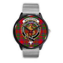 Load image into Gallery viewer, MacKintosh Modern Clans ,Rose Gold Metal Link watch, leather steel watch, tartan watch, tartan watches, clan watch, scotland watch, merry christmas, cyber Monday, halloween, black Friday