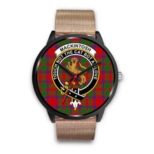 Load image into Gallery viewer, MacKintosh Modern Clans ,Brown Leather watch, leather steel watch, tartan watch, tartan watches, clan watch, scotland watch, merry christmas, cyber Monday, halloween, black Friday