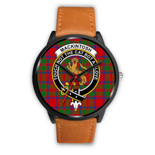 Load image into Gallery viewer, MacKintosh Modern Clans ,Pink Leather watch, leather steel watch, tartan watch, tartan watches, clan watch, scotland watch, merry christmas, cyber Monday, halloween, black Friday