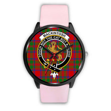Load image into Gallery viewer, MacKintosh Modern Clans ,Silver Metal Link watch, leather steel watch, tartan watch, tartan watches, clan watch, scotland watch, merry christmas, cyber Monday, halloween, black Friday