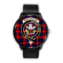 Load image into Gallery viewer, MacLachlan Modern Clans ,Rose Gold Metal Mesh watch, leather steel watch, tartan watch, tartan watches, clan watch, scotland watch, merry christmas, cyber Monday, halloween, black Friday