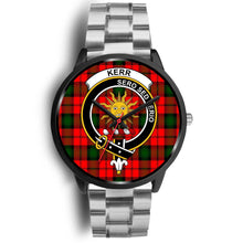 Load image into Gallery viewer, Kerr Modern Clans ,Rose Gold Metal Link watch, leather steel watch, tartan watch, tartan watches, clan watch, scotland watch, merry christmas, cyber Monday, halloween, black Friday